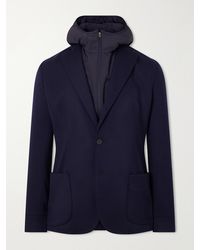 Sease - Hodded Virgin Wool Blazer - Lyst