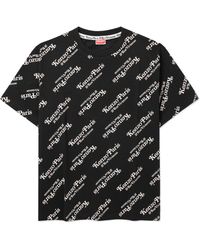KENZO - Verdy Oversized Logo-print Cotton-jersey T-shirt - Lyst