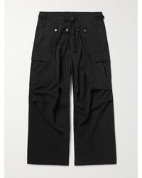 Kapital - Jumbo Wide-leg Cotton-blend Ripstop Cargo Trousers - Lyst