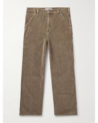 Our Legacy - Joiner Straight-leg Cotton-corduroy Trousers - Lyst
