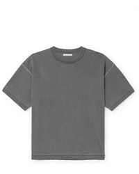 John Elliott - Reversed Cropped Cotton-jersey T-shirt - Lyst