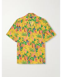 Vilebrequin - Charli Camp-Collar Printed Habotai Shirt - Lyst