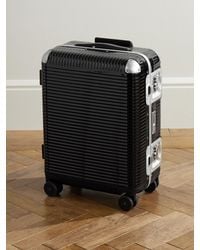 Fpm Milano - Bank Light 55cm Leather-trimmed Polycarbonate Spinner Suitcase - Lyst
