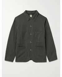 RRL - Tanner Striped Cotton Shirt Jacket - Lyst