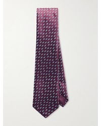 Charvet - 8.5Cm Embroidered Silk Tie - Lyst