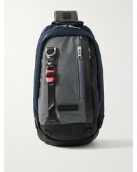 master-piece - Potential Leather-trimmed Cordura® Ballistic Nylon Sling Bag - Lyst