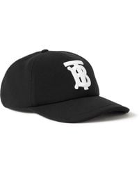 Burberry - Embroidered Cotton-twill Baseball Cap - Lyst