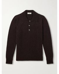 Piacenza 1733 - Cashmere And Silk-Blend Polo Sweater - Lyst