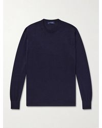 Thom Sweeney - Cashmere And Silk-blend Sweater - Lyst