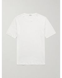 De Petrillo - Linen-Jersey T-Shirt - Lyst