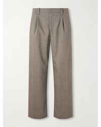 Our Legacy - Still Wide-Leg Wool-Blend Chinos - Lyst