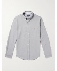 Polo Ralph Lauren - Camicia slim-fit in cotone Oxford con collo button-down - Lyst