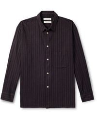 A Kind Of Guise - Gusto Striped Cotton And Lyocell-blend Shirt - Lyst