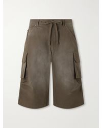 424 - Straight-Leg Cotton-Poplin Cargo Shorts - Lyst