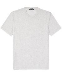 Tom Ford - Slim-Fit Cotton-Blend Jersey T-Shirt - Lyst