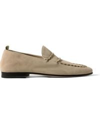 Officine Creative - Oliver 001 Suede Penny Loafers - Lyst