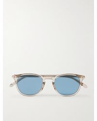 Garrett Leight - Kinney Round-Frame Acetate Sunglasses - Lyst