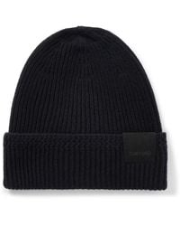 Tom Ford - Logo-Appliquéd Ribbed Cashmere Beanie - Lyst