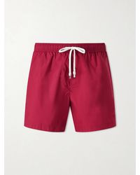 ZEGNA - Straight-Leg Mid-Length Swim Shorts - Lyst