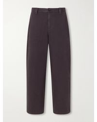 Corridor NYC - Wide-Leg Cotton-Twill Trousers - Lyst