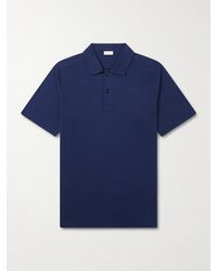 Dries Van Noten - Cotton-Jersey Polo Shirt - Lyst