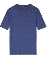 Thom Sweeney - Stretch-linen Jersey T-shirt - Lyst