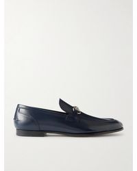 Gucci - Jordaan Horsebit-Embellished Leather Loafers - Lyst