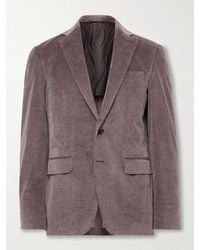 Canali - Kei Slim-Fit Cotton-Blend Corduroy Suit Jacket - Lyst