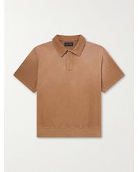 Les Tien - Banded Cotton-Piqué Tennis-Polo - Lyst