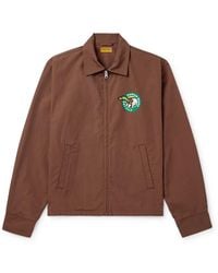 Human Made - Drizzler Logo-Print Canvas Jacket - Lyst