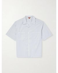 Barena - Solana Camp-collar Cotton-poplin Shirt - Lyst