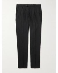 Rubinacci - Mod Luca Slim-Fit Straight-Leg Linen Trousers - Lyst
