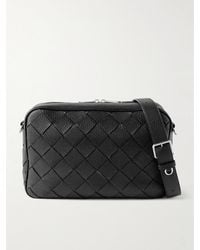 Bottega Veneta - Intrecciato Full-Grain Leather Camera Bag - Lyst