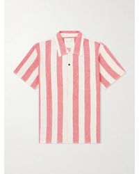 Kardo - Camp-Collar Striped Cotton Shirt - Lyst