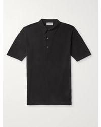 John Smedley - Roth Sea Island Cotton Polo Shirt - Lyst