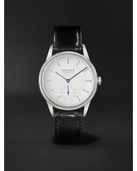 Nomos - Orion Neomatik Limited Edition Automatic 36.4mm Stainless Steel And Leather Watch - Lyst