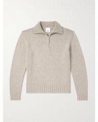 Allude - Cashmere Half-Zip Sweater - Lyst