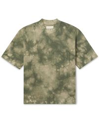 Nicholas Daley - Tie-dyed Waffle-knit Cotton-blend Jersey T-shirt - Lyst