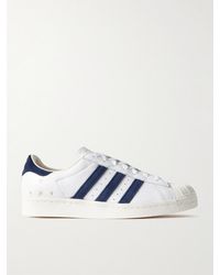 adidas Originals - Pop Trading Co Superstar Adv Suede-trimmed Leather Sneakers - Lyst