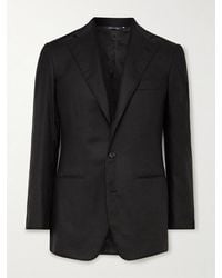 Saman Amel - Slim-Fit Silk And Cashmere-Blend Blazer - Lyst