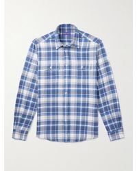 Ralph Lauren - Checked Cotton-Twill Shirt - Lyst