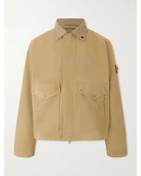 Stone Island - Ghost Split-Leather Jacket - Lyst