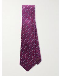 Charvet - 8.5Cm Embroidered Silk-Jacquard Tie - Lyst