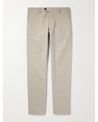 NN07 - Wilhelm 1010 Straight-leg Stretch Organic Cotton Trousers - Lyst