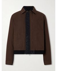 Sacai - Reversible Nylon Bomber Jacket - Lyst
