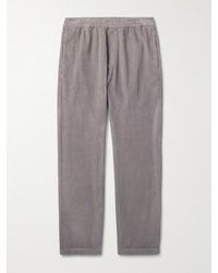 Barena - Bativoga Straight-leg Garment-dyed Cotton-corduroy Trousers - Lyst