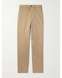 dunhill - Straight-Leg Cotton-Blend Twill Chinos - Lyst