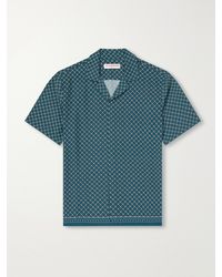 Orlebar Brown - Maitan Camp-Collar Printed Lyocell-Poplin Shirt - Lyst