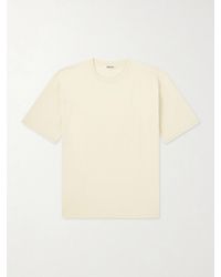AURALEE - Luster Cotton-jersey T-shirt - Lyst