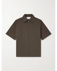 Givenchy - Recycled Woven Zip-Up Shirt - Lyst